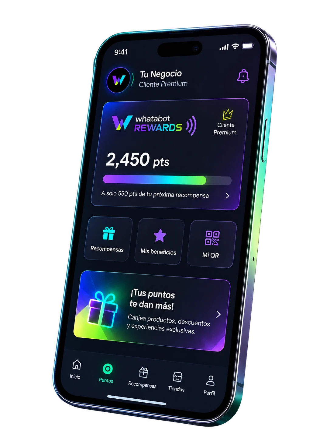 App de recompensas en smartphone